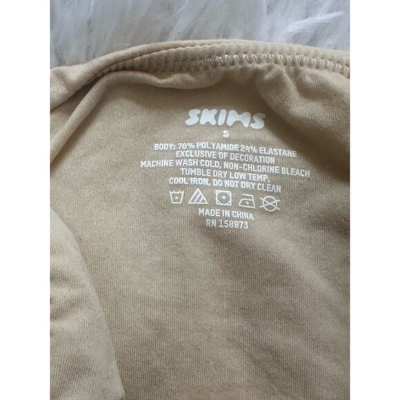 Skims Fits Everybody High Neck Bodysuit Limited Edition Mica Women's Size Small - Picture 7 of 7